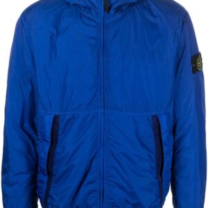 Stone Island Compass-patch zip-up bomber jacket