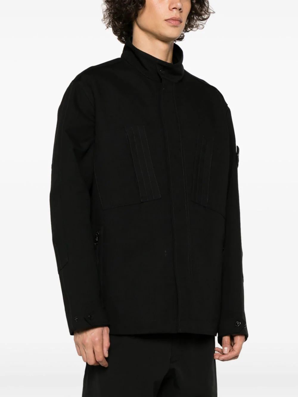 Stone Island high-neck cotton-wool jacket - Image 3