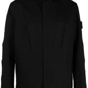 Stone Island high-neck cotton-wool jacket