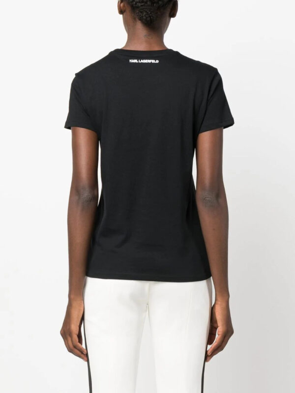 Karl Lagerfeld  Ikonik Karl organic cotton T-shirt - Image 4