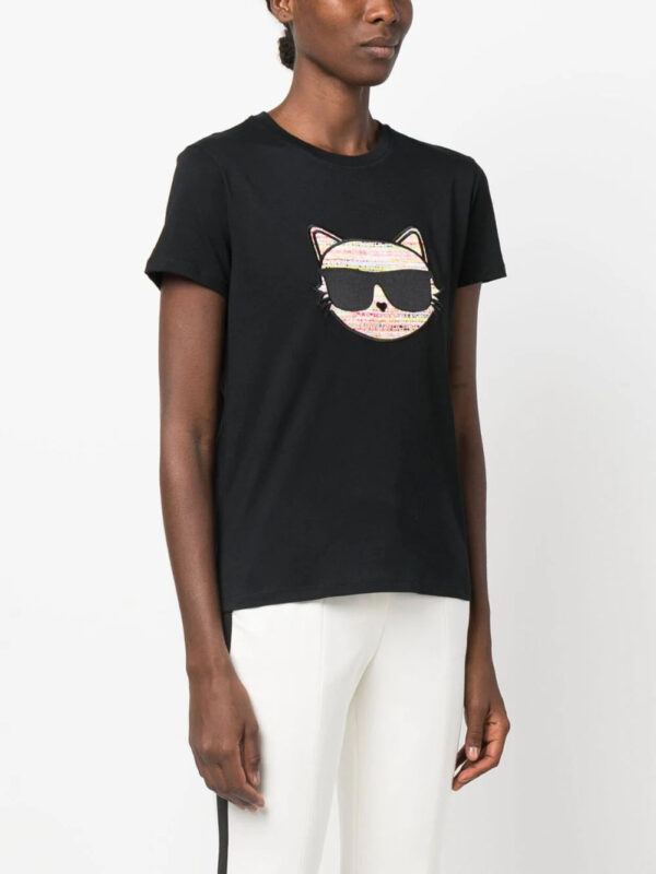 Karl Lagerfeld  Ikonik Karl organic cotton T-shirt - Image 3