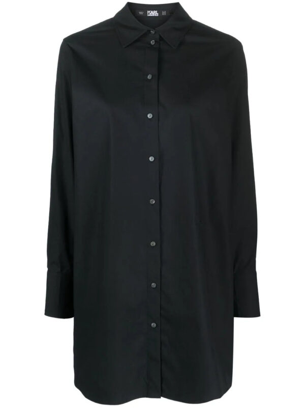 Karl Lagerfeld  logo-print cotton shirt