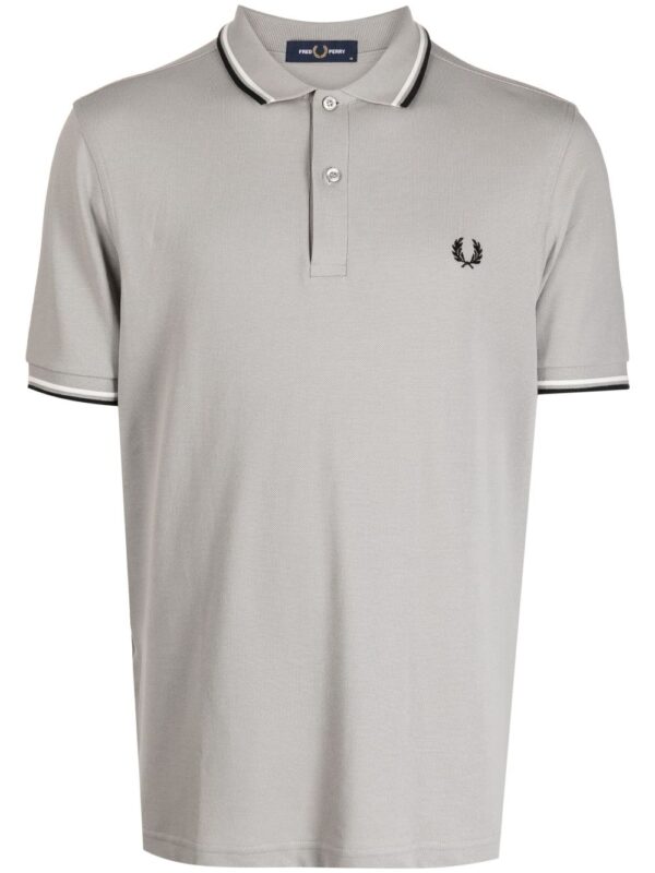 Fred Perry contrast-trim cotton polo shirt
