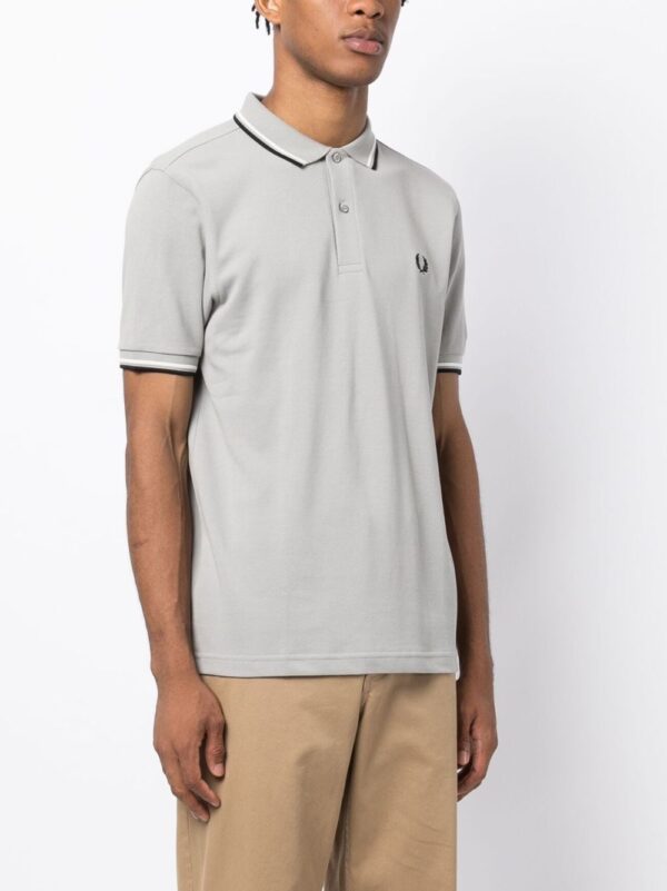 Fred Perry contrast-trim cotton polo shirt - Image 3