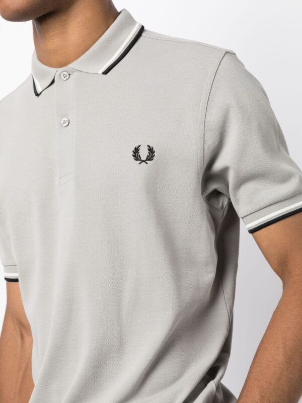 Fred Perry contrast-trim cotton polo shirt - Image 5