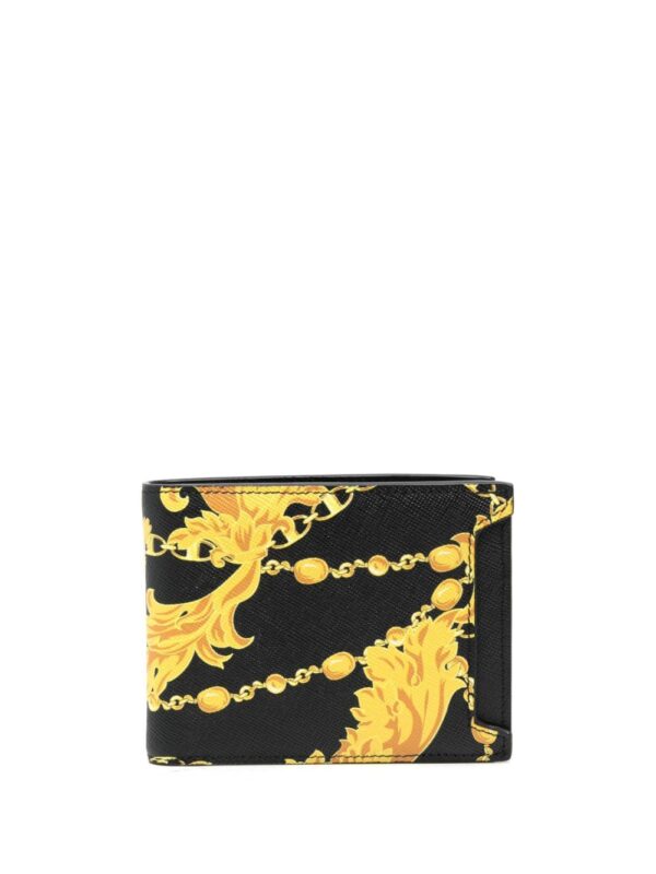 Versace Jeans Couture baroque-print bi-fold wallet