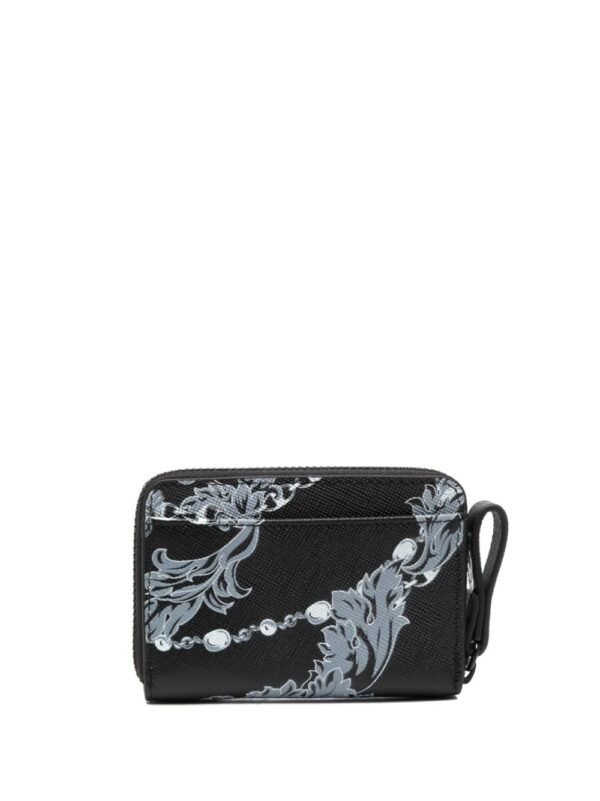 Versace Jeans Couture baroque-pattern leather wallet - Image 2