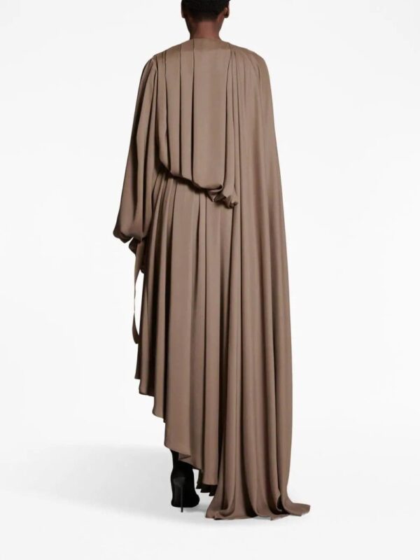 Balenciaga  asymmetric draped maxi dress - Image 3