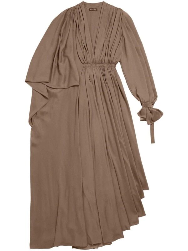 Balenciaga  asymmetric draped maxi dress