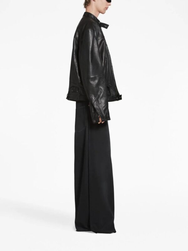 Balenciaga  boxy faux-leather jacket - Image 3