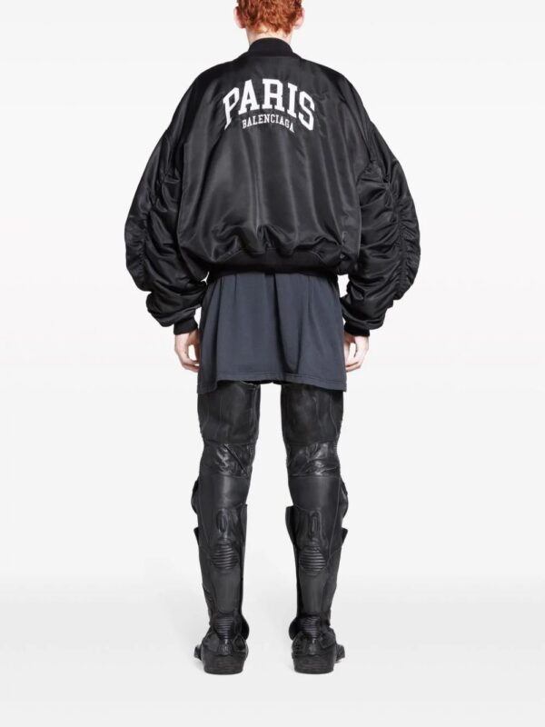 Balenciaga  Paris oversized bomber jacket - Image 4