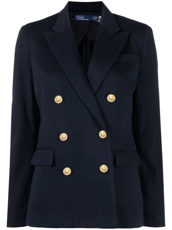 Polo Ralph Lauren  double-breasted knitted blazer
