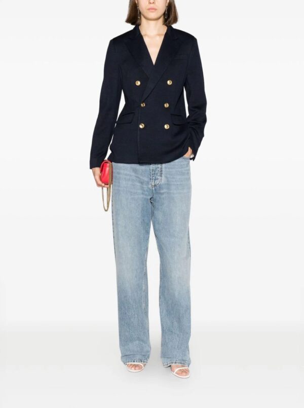 Polo Ralph Lauren  double-breasted knitted blazer - Image 2