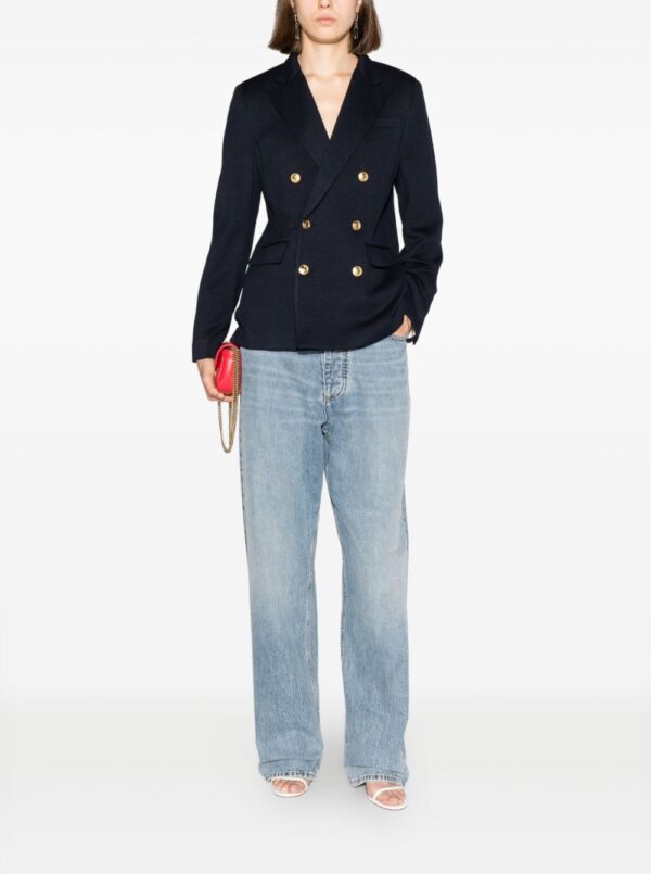 Polo Ralph Lauren  double-breasted knitted blazer - Image 2