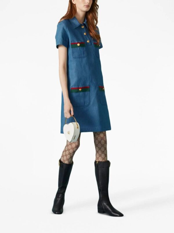 Gucci  four-pocket denim dress - Image 2