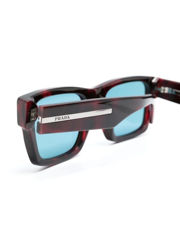 Prada Eyewear tortoiseshell-effect rectangle-frame sunglasses - Image 3