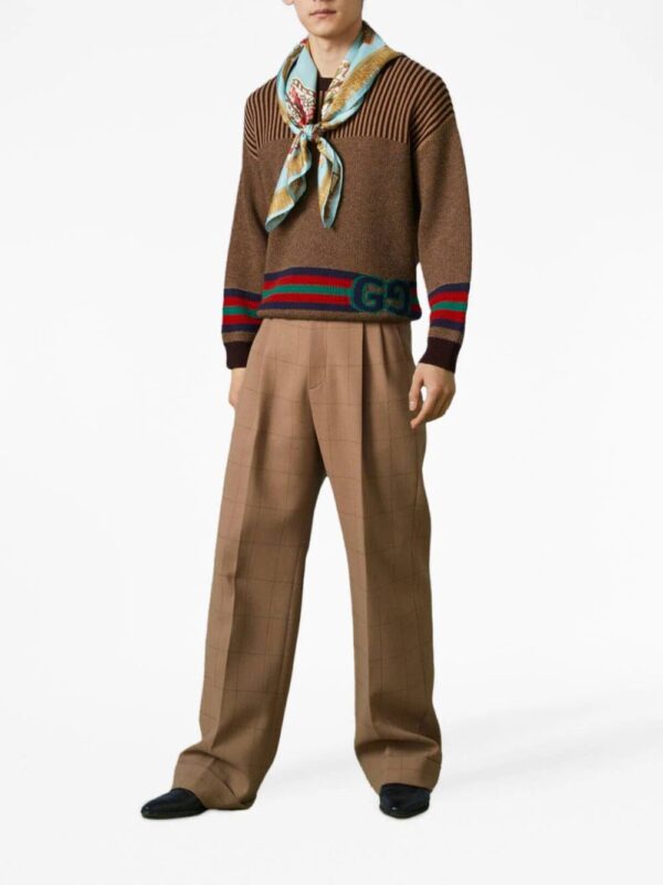 Gucci  Double G striped wool jumper - Image 2