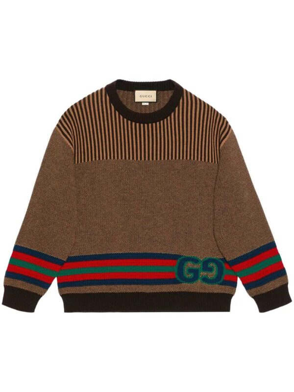 Gucci  Double G striped wool jumper