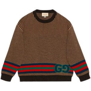 Gucci  Double G striped wool jumper