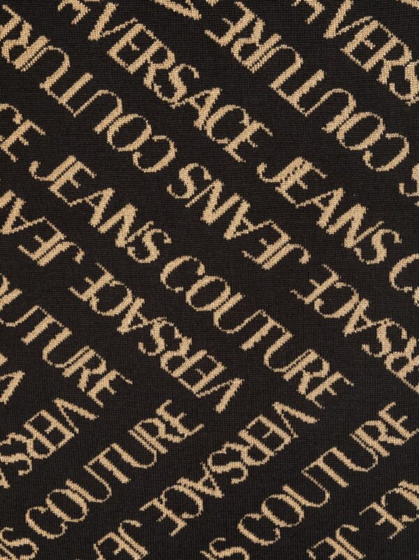 Versace Jeans Couture  logo intarsia-knit scarf - Image 2