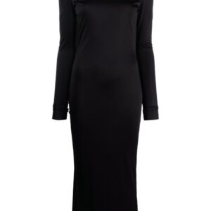 Versace x Dua Lipa knotted backless dress