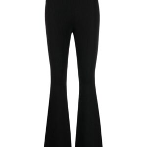 Stella McCartney  ribbed-knit flared trousers