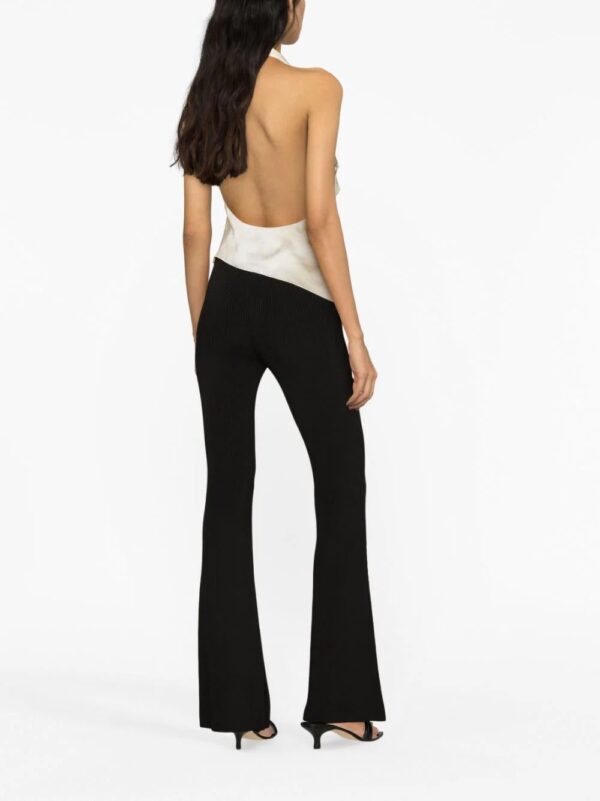 Stella McCartney  ribbed-knit flared trousers - Image 3