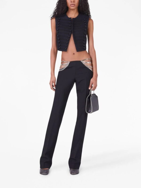 Stella McCartney  ultra low-rise chain-link trousers - Image 2