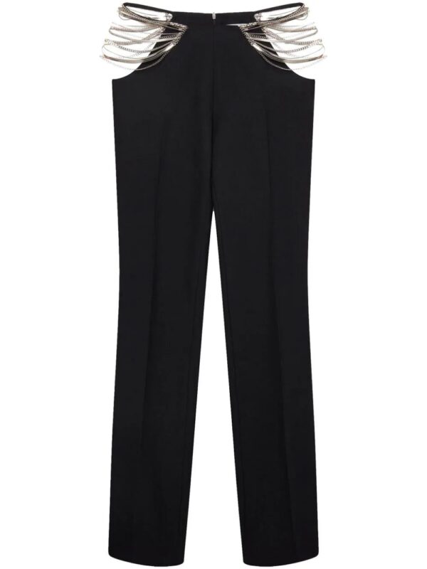 Stella McCartney  ultra low-rise chain-link trousers