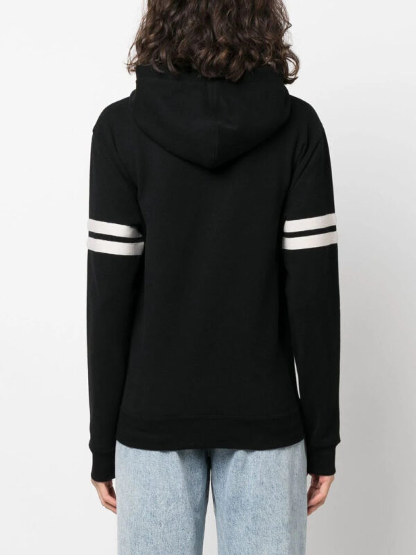 Saint Laurent  striped cotton hoodie - Image 4