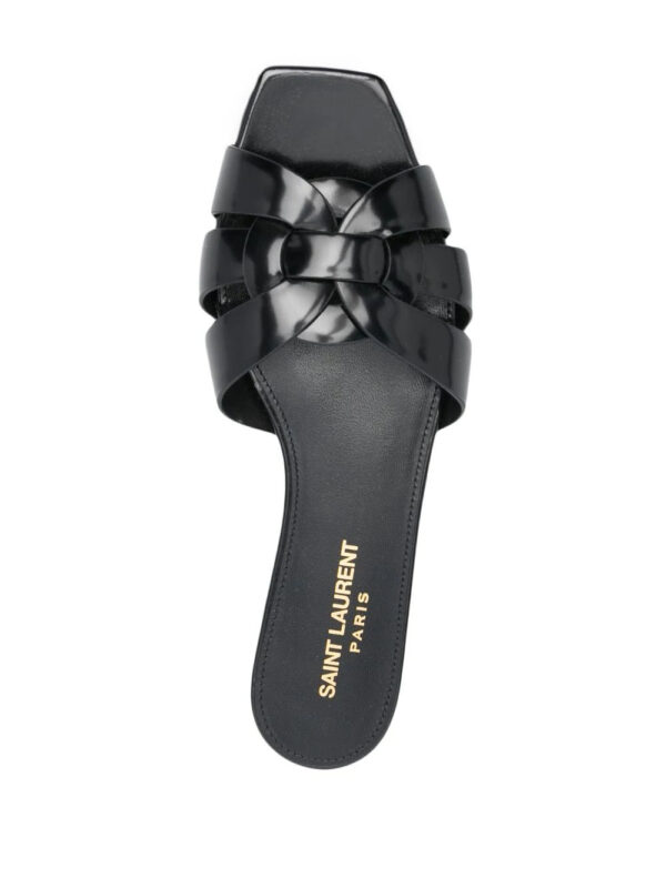 Saint Laurent  Tribute leather flat sandals - Image 2