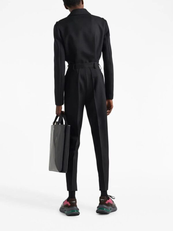Prada  notched-lapels cropped wool jacket - Image 3