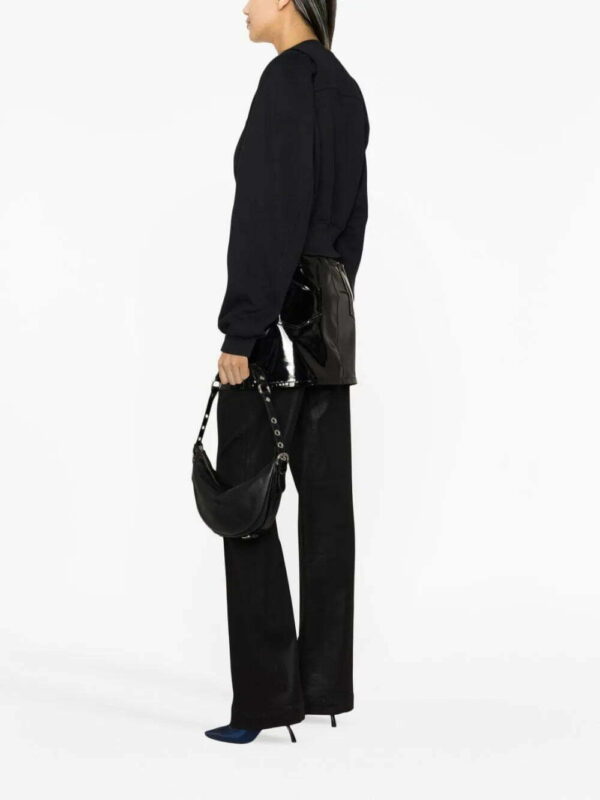 Off-White  logo-print cropped cotton sweatshirt - Image 4