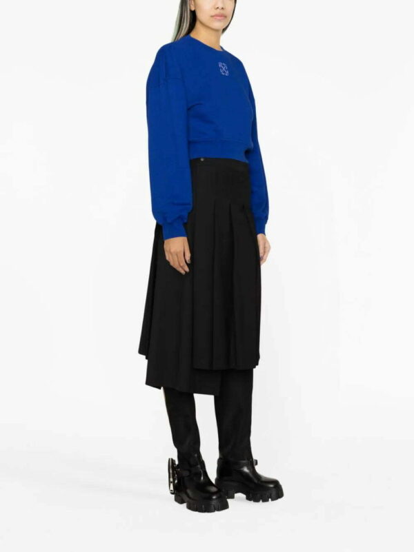 Off-White  Arrows cropped cotton sweatshirt - Image 4