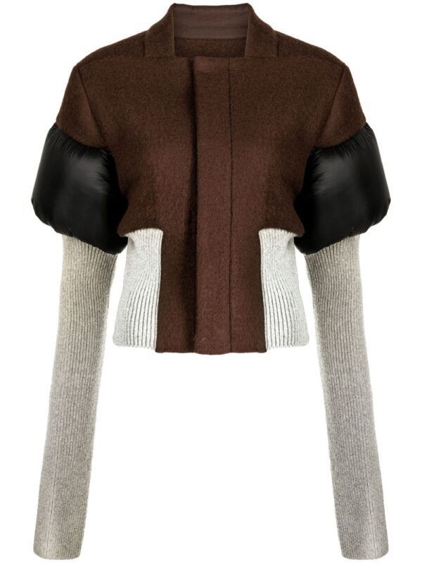 Rick Owens  cropped panelled jacket