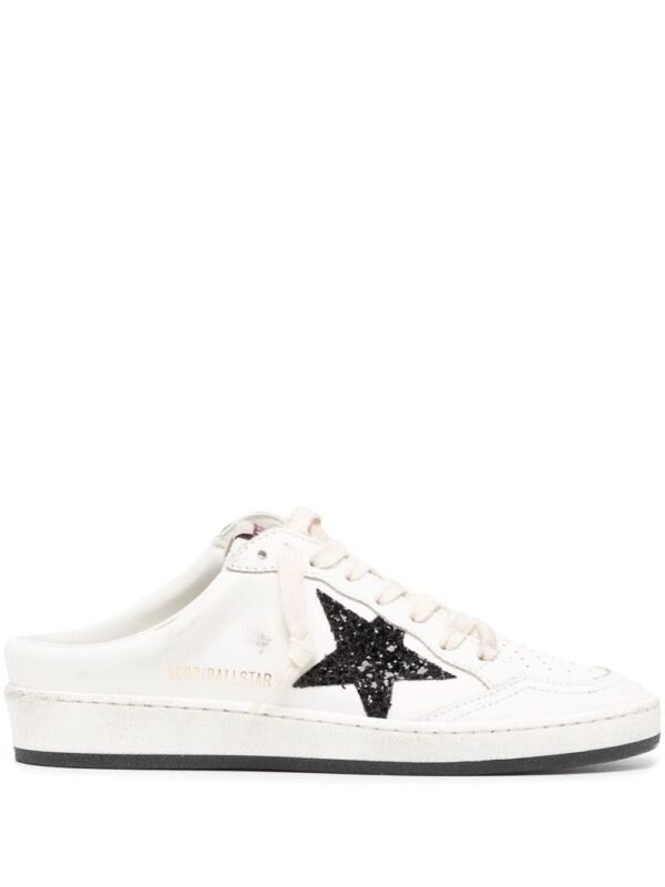 Golden Goose star-patch lace-up sneakers