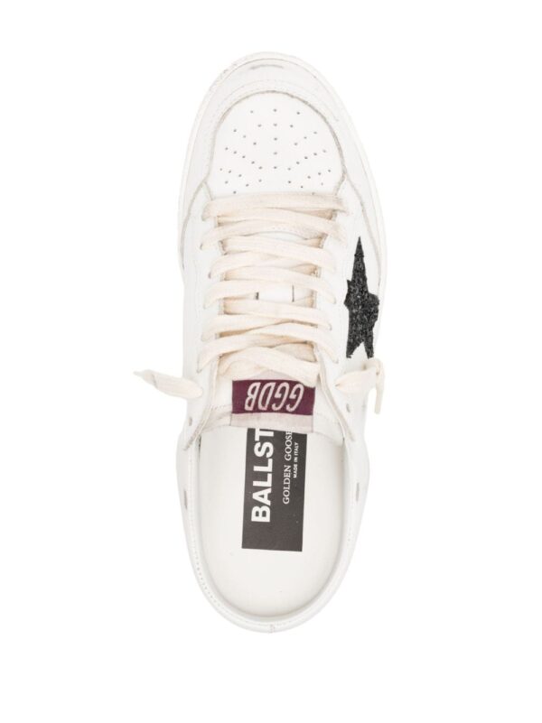 Golden Goose star-patch lace-up sneakers - Image 4