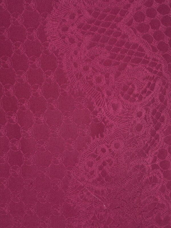 Moschino  monogram-jacquard silk scarf - Image 2