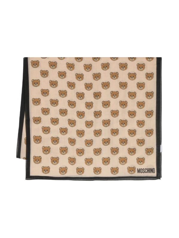 Moschino  Teddy Bear fine-knit scarf