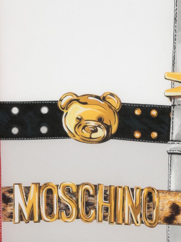 Moschino  Teddy Bear-motif silk scarf - Image 2