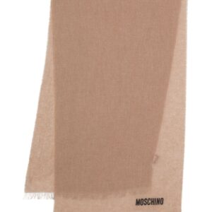 Moschino  frayed-hem cashmere scarf