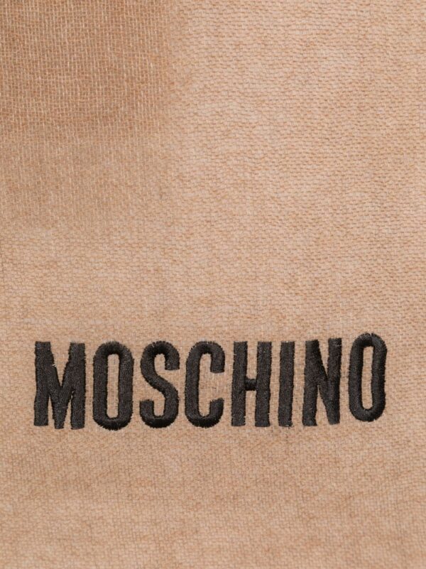 Moschino  frayed-hem cashmere scarf - Image 2