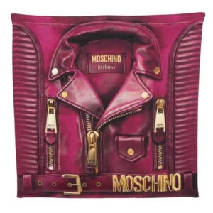 Moschino  jacket-print silk scarf
