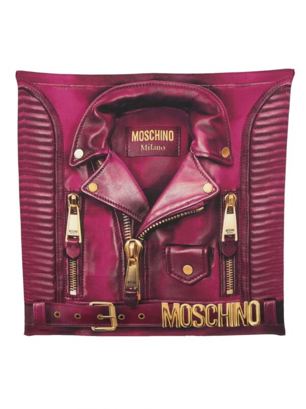 Moschino  jacket-print silk scarf