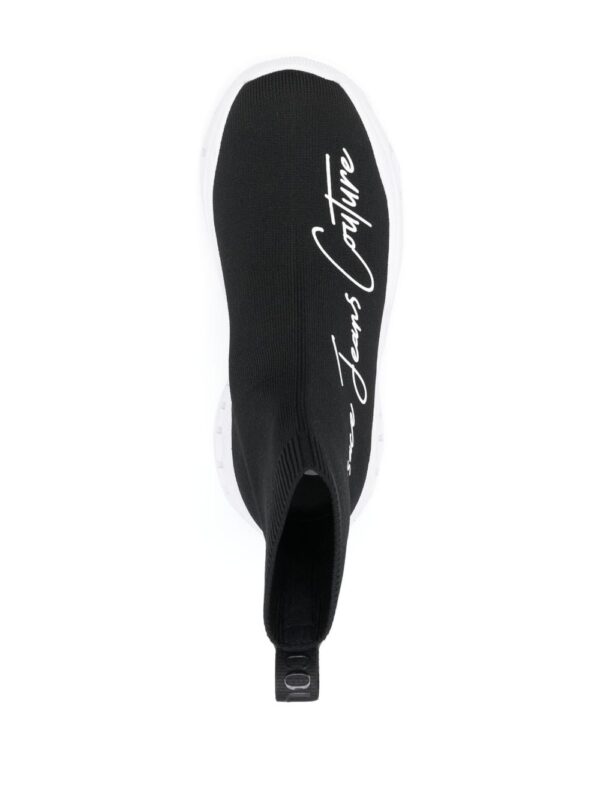 Versace Jeans Couture logo-print high-top sneakers - Image 4