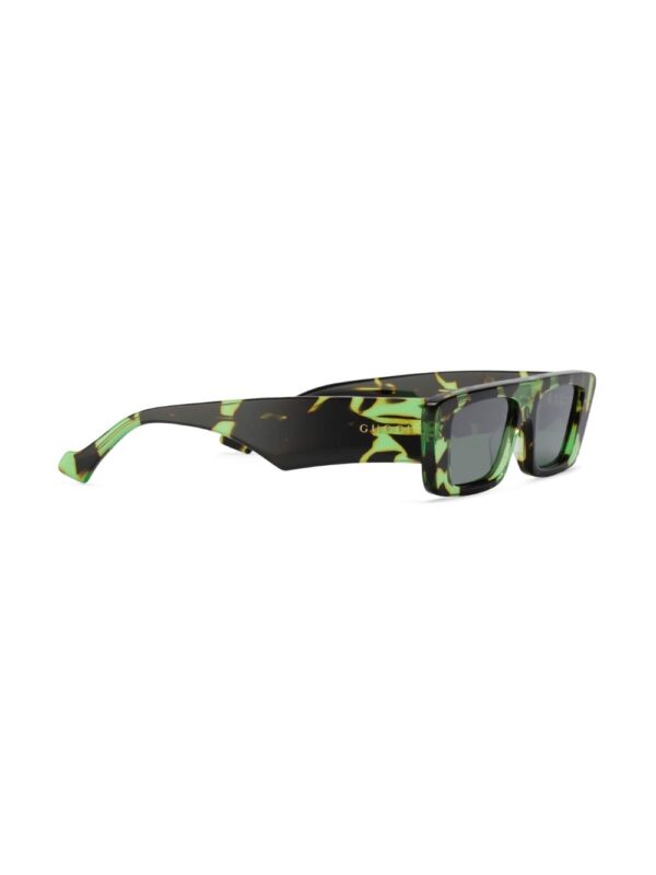Gucci Eyewear tortoiseshell-effect rectangle-frame sunglasses - Image 2