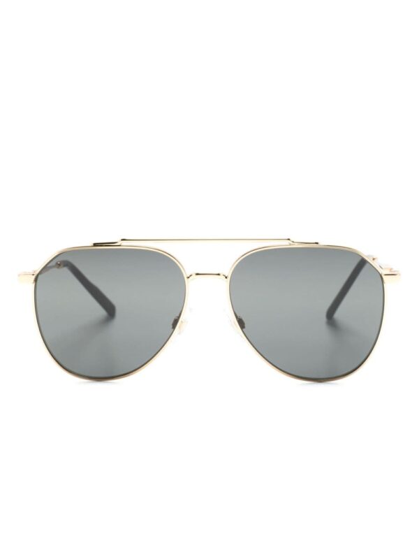Dolce & Gabbana Eyewear double-bridge pilot-frame sunglasses