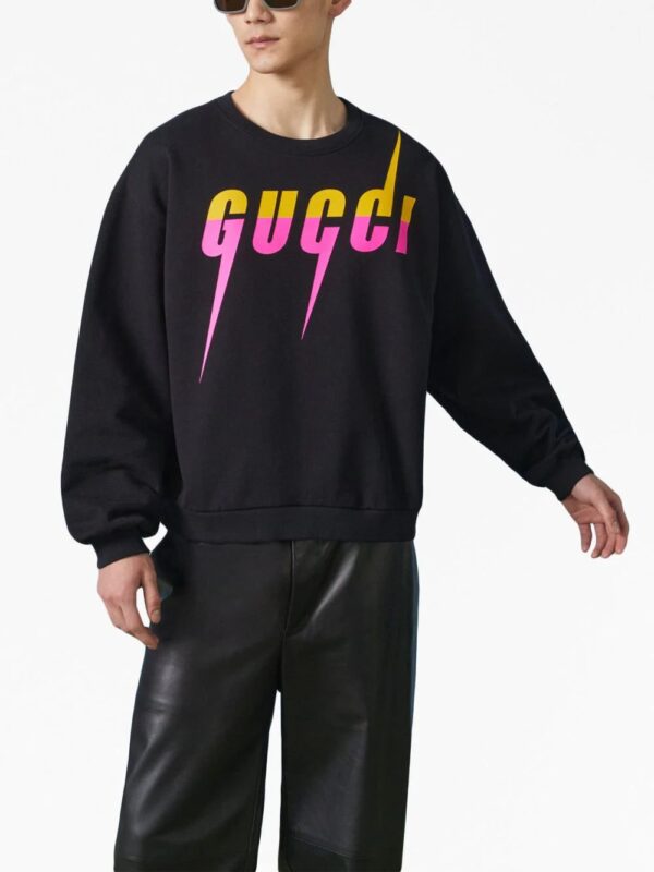 Gucci  Blade logo-print cotton sweatshirt - Image 3