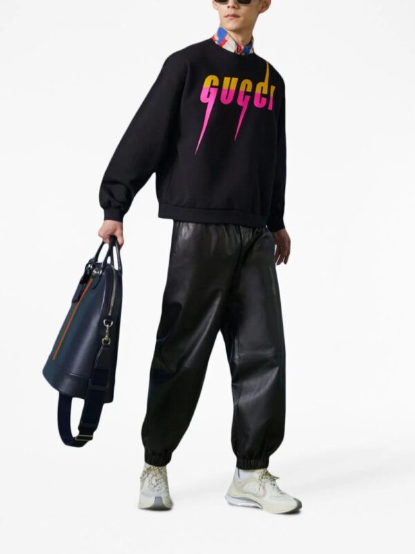Gucci  Blade logo-print cotton sweatshirt - Image 2