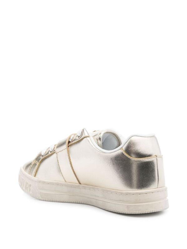 Versace Jeans Couture logo-buckle leather sneakers - Image 3